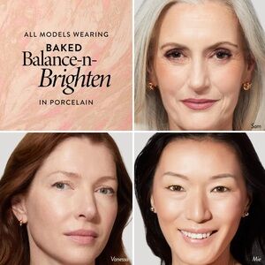 Laura Gellar Porcelain Supersized Baked Balance N Brighten Foundation- cool tone